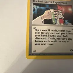 Rocket's Secret Experiment 120/132 Gym Challenge Pokemon S450 - Image 3