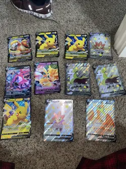 Lot Of 11 Jumbo Pokemon Cards (dragonite, Pikachu, Hoopa, And More) - Image 1
