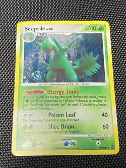 Sceptile 10/100 Swirl Holo Rare Stormfront 2008 Pokemon TCG LP/NM - Image 1