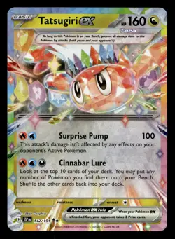 Tatsugiri ex 142/191 Double Rare Surging Sparks Pokemon NM - Image 1