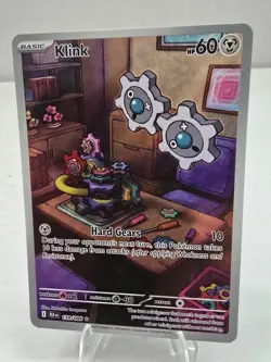 Pokemon TCG: Klink 139/086 Sv: Black Bolt Holo Illustration Rare IR near mint - Image 1
