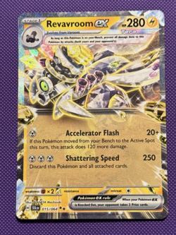 Revaroom ex 015/064 Holo Double Rare Pokemon TCG Shrouded Fable 2024 Near Mint - Image 1