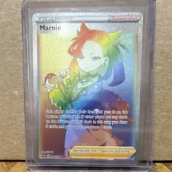 Marnie 208/202 Sword & Shield Full Art Secret Rare Holo. Pokemon TCG - Image 1