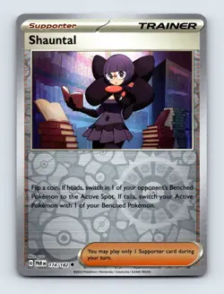 Shauntal - Paradox Rift 174/182 - Uncommon - Reverse Holo - NM - Pokemon TCG - Image 1