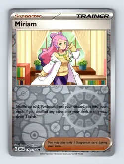 Miriam - Scarlet & Violet Base Set 179/198 - Rev Holo - NM - Pokemon TCG - Image 1