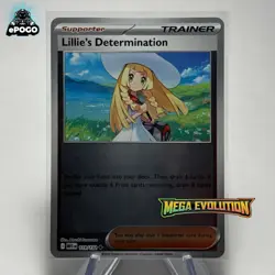 Lillie’s Determinatiom 119/132 Reverse Holo Pokemon TCG: Mega Evolution MINT! - Image 1
