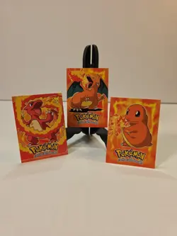 Pokemon Topps #06 Charizard Chameleon Charmander Non-Holo Vintage 1999 Blue Logo - Image 1