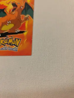 Pokemon Topps #06 Charizard Chameleon Charmander Non-Holo Vintage 1999 Blue Logo - Image 4
