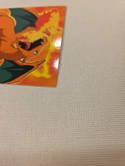 Pokemon Topps #06 Charizard Chameleon Charmander Non-Holo Vintage 1999 Blue Logo - Image 5