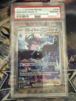 Pokemon Walking Wake Ex Temporal Forces 205/162 PSA 10 - Image 1