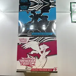 Pokemon Center Black Bolt & White Flare Elite Trainer Box ETB Pair Set - Image 1