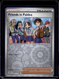 Friends in Paldea Reverse Holo SV: Prismatic Evolutions Pokemon TCG 109/131 NM - Image 1