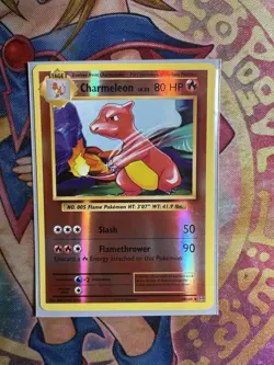Charmeleon Reverse Holo XY - Evolutions 10/108 Uncommon NM Pokemon FREE SHIPN - Image 1
