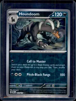 Houndoom Reverse Holo SV: Prismatic Evolutions Pokemon TCG 063/131 NM+ - Image 1