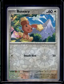 Buneary Reverse Holo SV: Prismatic Evolutions Pokemon TCG 083/131 NM+ - Image 1