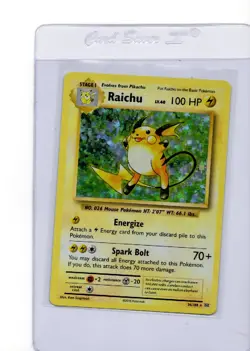 Pokemon - Raichu #36/108 - XY - Evolutions - Holo Rare - Near Mint or Better - Image 1