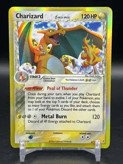 Charizard (Delta Species) 4/100 Crystal Guardians Holo Rare Pokemon MP - Image 1