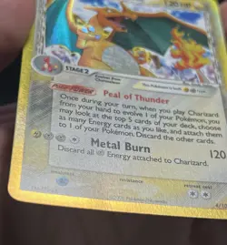 Charizard (Delta Species) 4/100 Crystal Guardians Holo Rare Pokemon MP - Image 5
