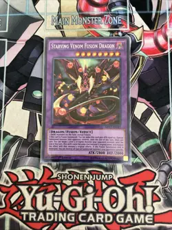 Starving Venom Fusion Dragon Secret Rare 1st Edition MP17-EN147 Yugioh - Image 1