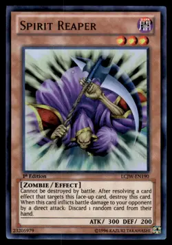 Yu-Gi-Oh TCG Yugi's World #LCYW-EN246 Spirit Reaper UR,1st Ed. - Image 1