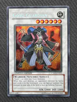 Yugioh Goyo Guardian Limited Edition Secret Rare CT05-ENS03 VLP/NM - Image 1