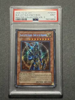 PSA 9 Yugioh MC2-EN004 Black Luster Soldier Master Collection 2005 - Image 1