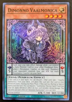 Dimonno Vaalmonica VASM-EN032 1st Edition Super Rare Valiant Smashers Yu-Gi-Oh! - Image 1