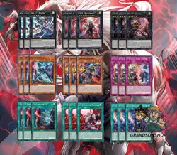 Yu-Gi-! K9 Budget Deck Core JUSH-EN Supers And Rares Only *Preorder* - Image 1