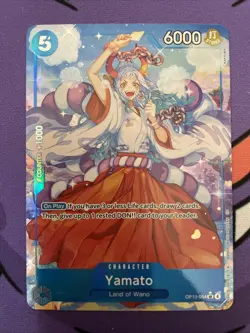 One Piece CCG Yamato OP13-054 SR Alternate Art NM/M English - Image 1