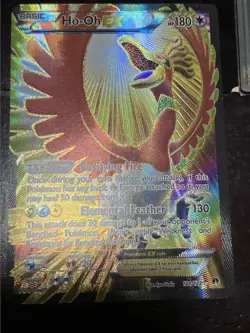 Pokemon TCG Ho-Oh EX Full Art Ultra Rare Card 121/122 XY Breakpoint 2016 - Image 1