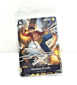 SEALED! One Piece Card- Monkey D. Luffy (P-035) English Promo Card - Image 1