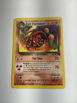 Dark Charmeleon 32/82 Team Rocket Regular Pokemon Rare Vintage Card - Image 1