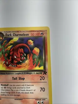 Dark Charmeleon 32/82 Team Rocket Regular Pokemon Rare Vintage Card - Image 5