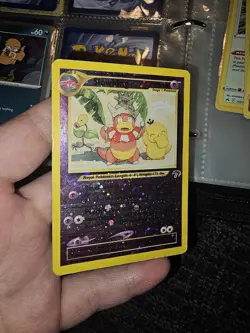 Pokemon Slowking 14/18 Southern Islands Reverse Holo Card Heavily Damaged - Image 2