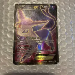 Espeon EX 117/122 XY Breakpoint Full Art Holo Pokemon Card MP - Image 1