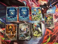 LOT OF 7 Black Bolt & White Flare Illustration Rare POKEMON CARD TCG (NEAR MINT) - Image 1