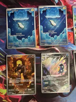 LOT OF 7 Black Bolt & White Flare Illustration Rare POKEMON CARD TCG (NEAR MINT) - Image 2