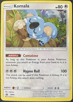 Komala SM41 Sm Cosmos Holo (See Photos) Pokemon Card - Image 1