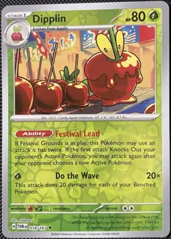 Dipplin 018/167 Sv06: Twilight Masquerade Reverse Holo - Pokemon Card - Image 1