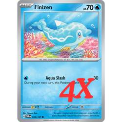 4X Pokemon TCG Finizen 059/167 Twilight Masquerade Regular Card English 2024 NM - Image 1