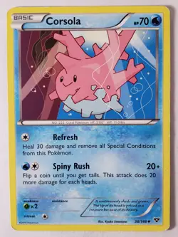 Corsola 36/146 LP - XY Base Set Pokemon Card - $2 Combined Shipping - Image 1