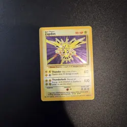 Pokemon Card - Zapdos Base Set 16/102 Holo Rare WOTC 4th Print 1999-2000 - Image 1