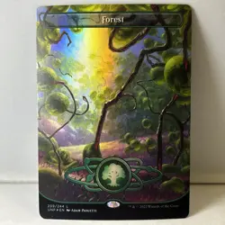 FOIL Forest Land (239) Unfinity UNF MTG Magic The Gathering - Image 1