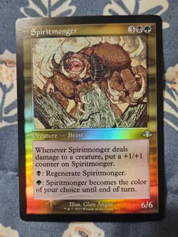 Spiritmonger FOIL (Retro Frame) Dominaria Remastered MTG Magic - Image 1
