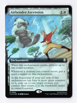 Airbender Ascension (Extended Art) (Foil) 364 MTG Avatar: The Last Airbender TLA - Image 1