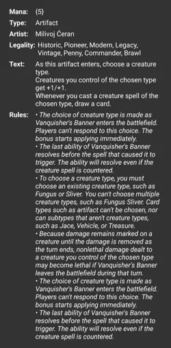 Vanquisher's Banner - 316 - NM - Commander: The Lost Caverns of Ixalan - MTG - Image 4