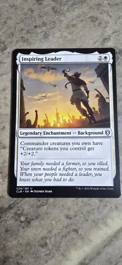Inspiring Leader Commander Legends: Battle for Baldur's Gate Regular MTG NM - Image 1