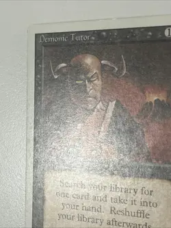 Demonic Tutor (Revised - 3ED) Vintage MTG - Light Play Listing #1 - Image 3