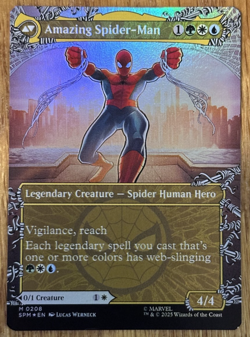 MTG Marvel Spider-Man, Peter Parker / Amazing Spider-Man - Borderless Foil - Image 2