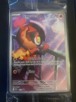 Charcadet 022 ETB Black Star Promo - Pokemon TCG Phantasmal Flames - Sealed - Image 1